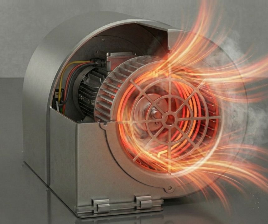 Yüksek Verimli Tüp Rezistanslar ve 115 mm Santrifüj Fan