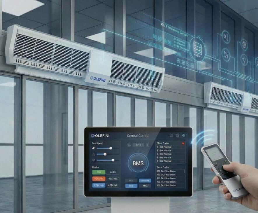 Merkezi Kontrol ve BMS (Bina Otomasyon Sistemi) Entegrasyonu
